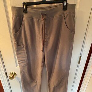 EUC Figs Grey Scrubs Size Large